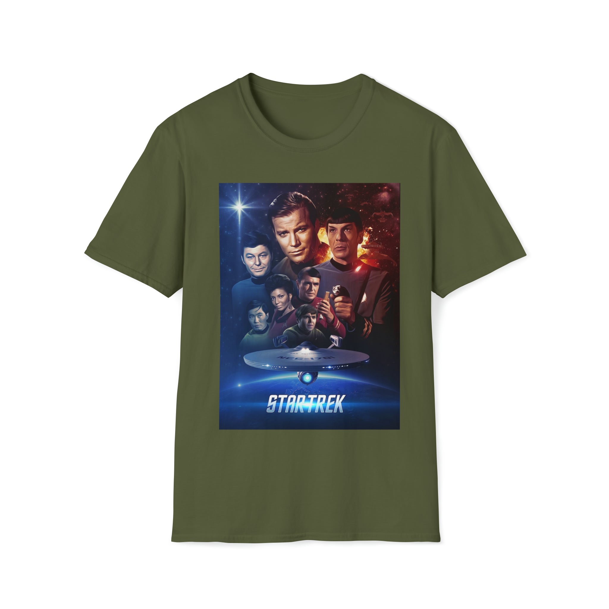 Star Trek original cast- Unisex Softstyle T-Shirt - Creations by Chris and Carlos